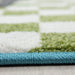 Blue and Green Sailor Print Rug | Kids Bedroom Rug | bargainia.com-Bargainia.com