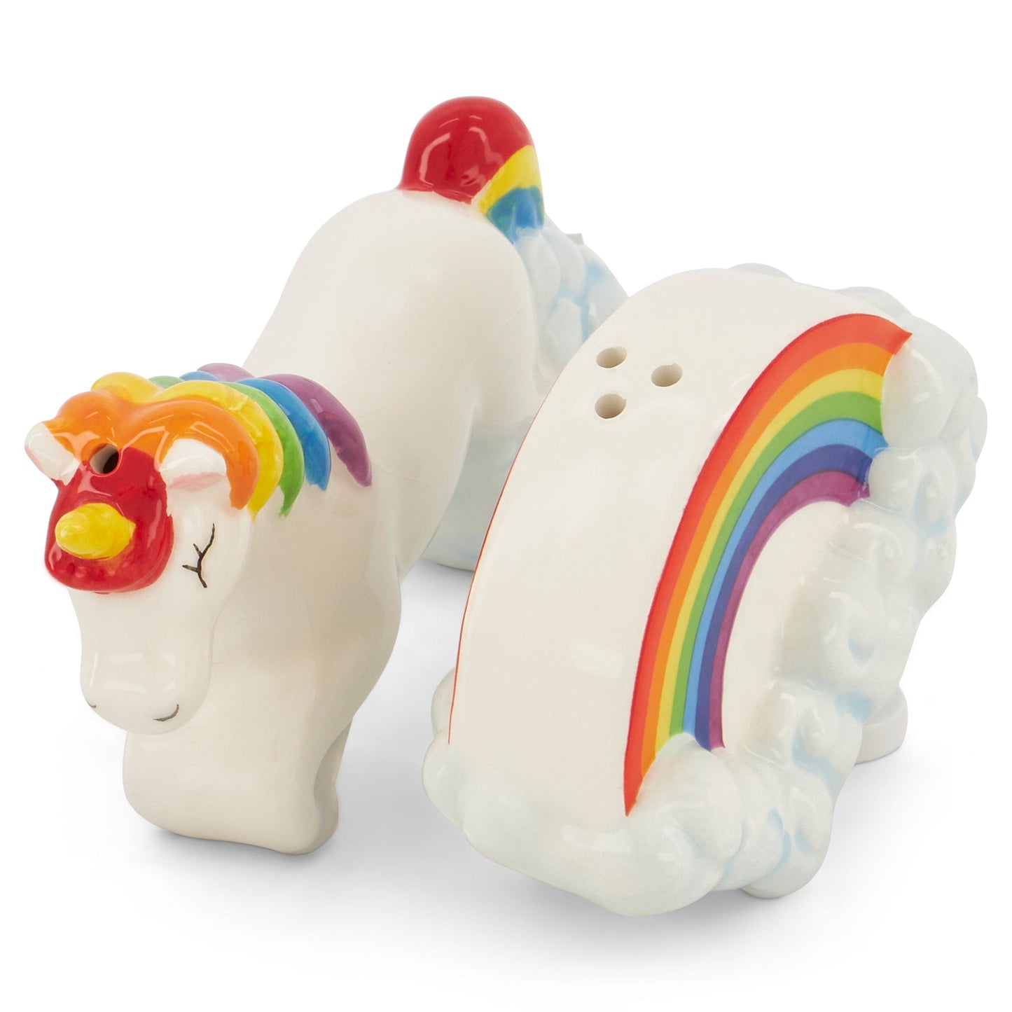 Rainbow Unicorn - Salt and Pepper Set 5055071710988 only5pounds-com