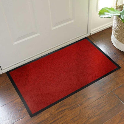 Red Twister Non-Slip Heavy Duty PVC Barrier Door Mat - Assorted Sizes-Bargainia.com