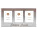 Rose Gold Glitter "Fabulous Friends" Triple Photo Frame - 4X6" 5010792445700 only5pounds-com