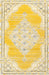 Mustard Contemporary Faded Oriental Kashan Rug - Texas - Bargainia.com