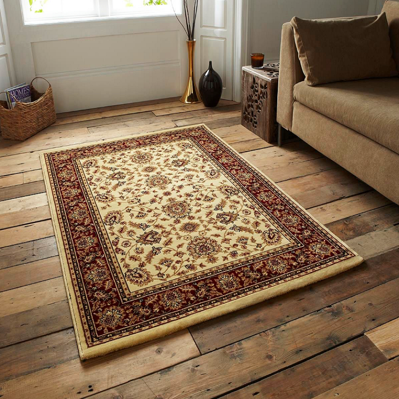 Virginia Cream/Red Heritage Rug | bargainia.com -Bargainia.com