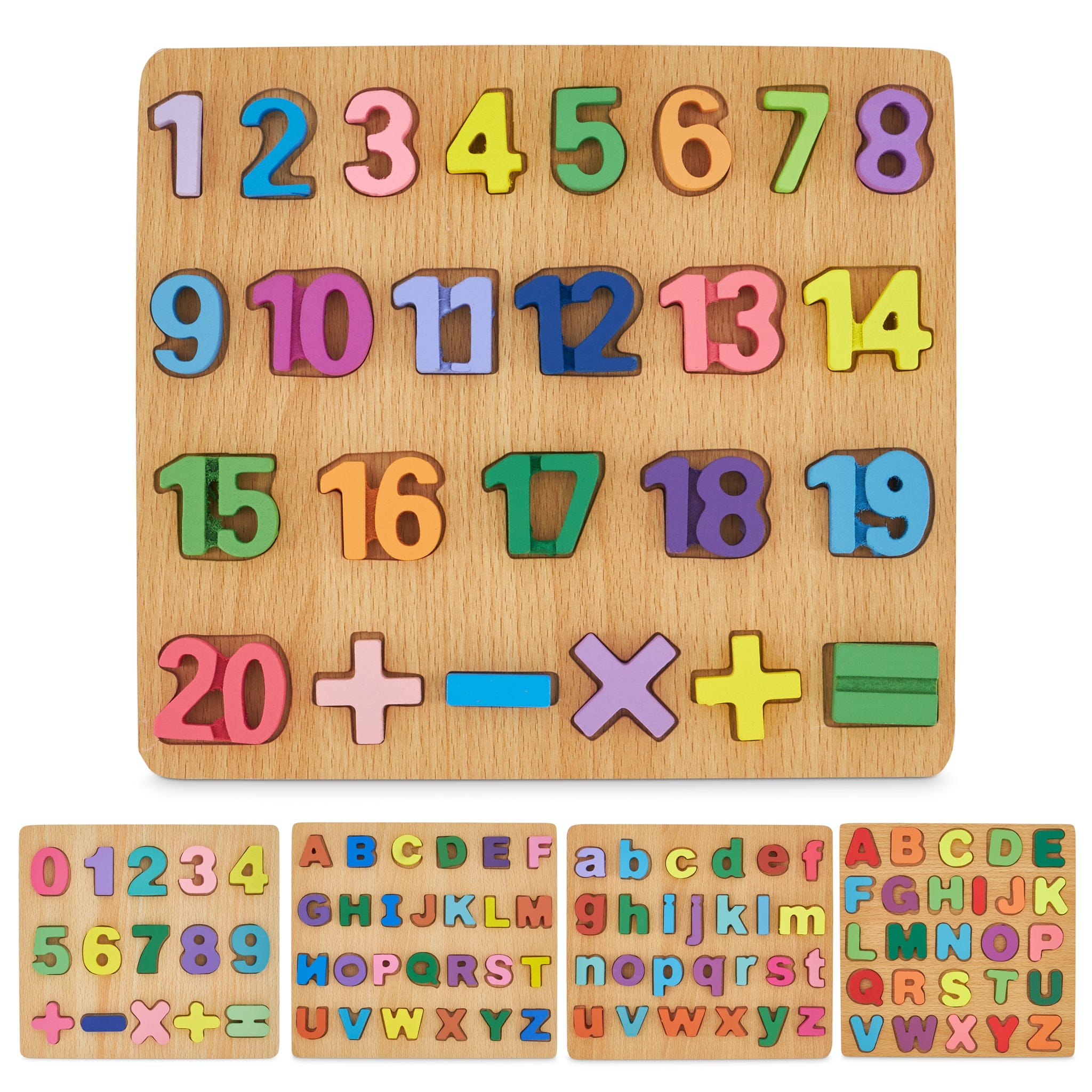 Square Letters & Numbers Puzzle - Assorted Bargainia