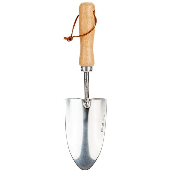 Stainless Steel Garden Trowel With Wooden Handle 5050565575340 Bargainia