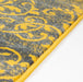 Mustard Contemporary Faded Traditional Motifs Design Rug - Texas - Bargainia.com