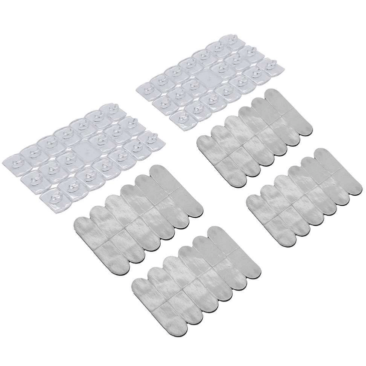 Transparent Self-Adhesive Handy Hook Set - 40 pcs 5032759051373 only5pounds-com