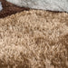 Brown and Grey 3D Pebbles Shaggy Rug - Hawaii-Bargainia.com