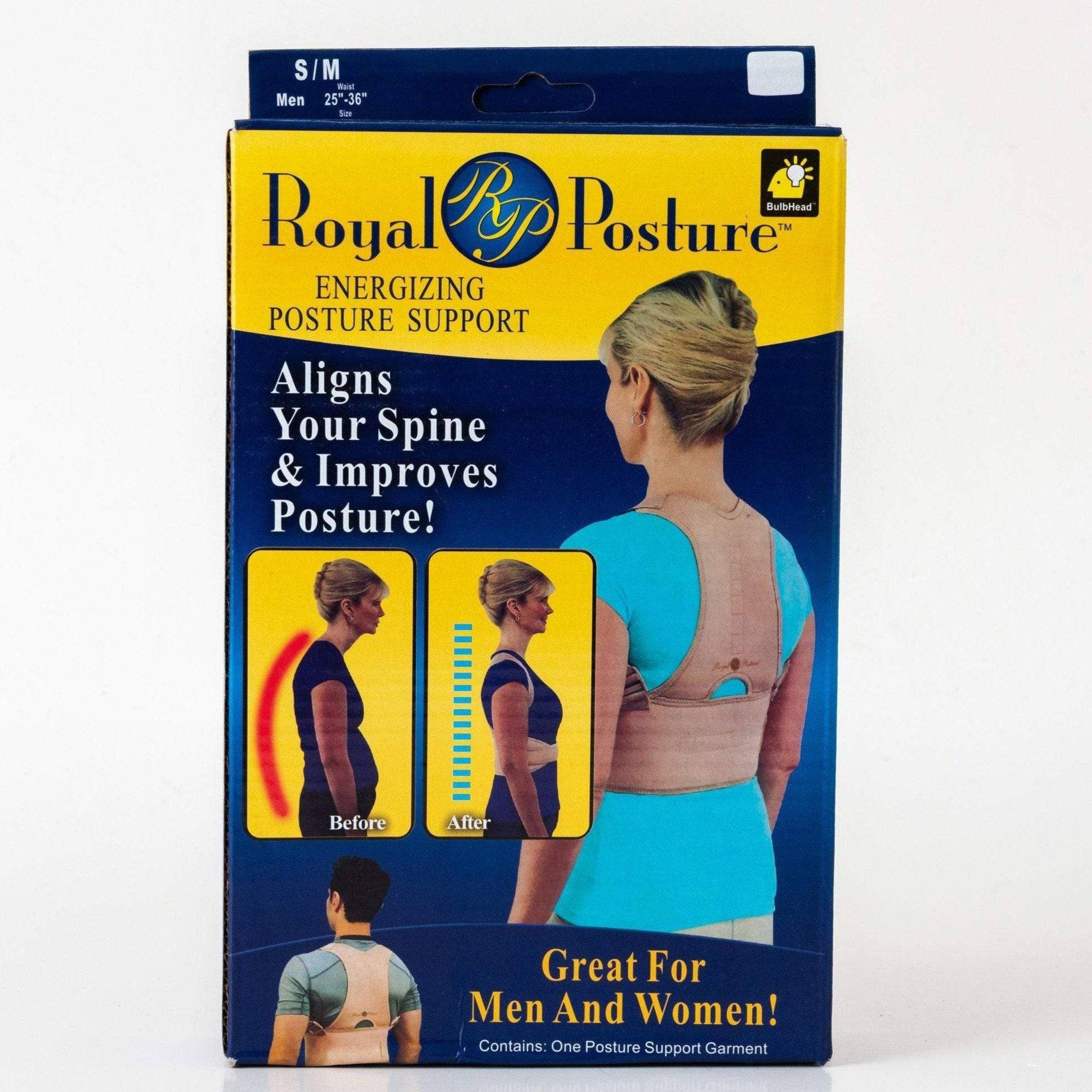 Unisex Energising Posture Support Brace-5056150244073-Bargainia.com