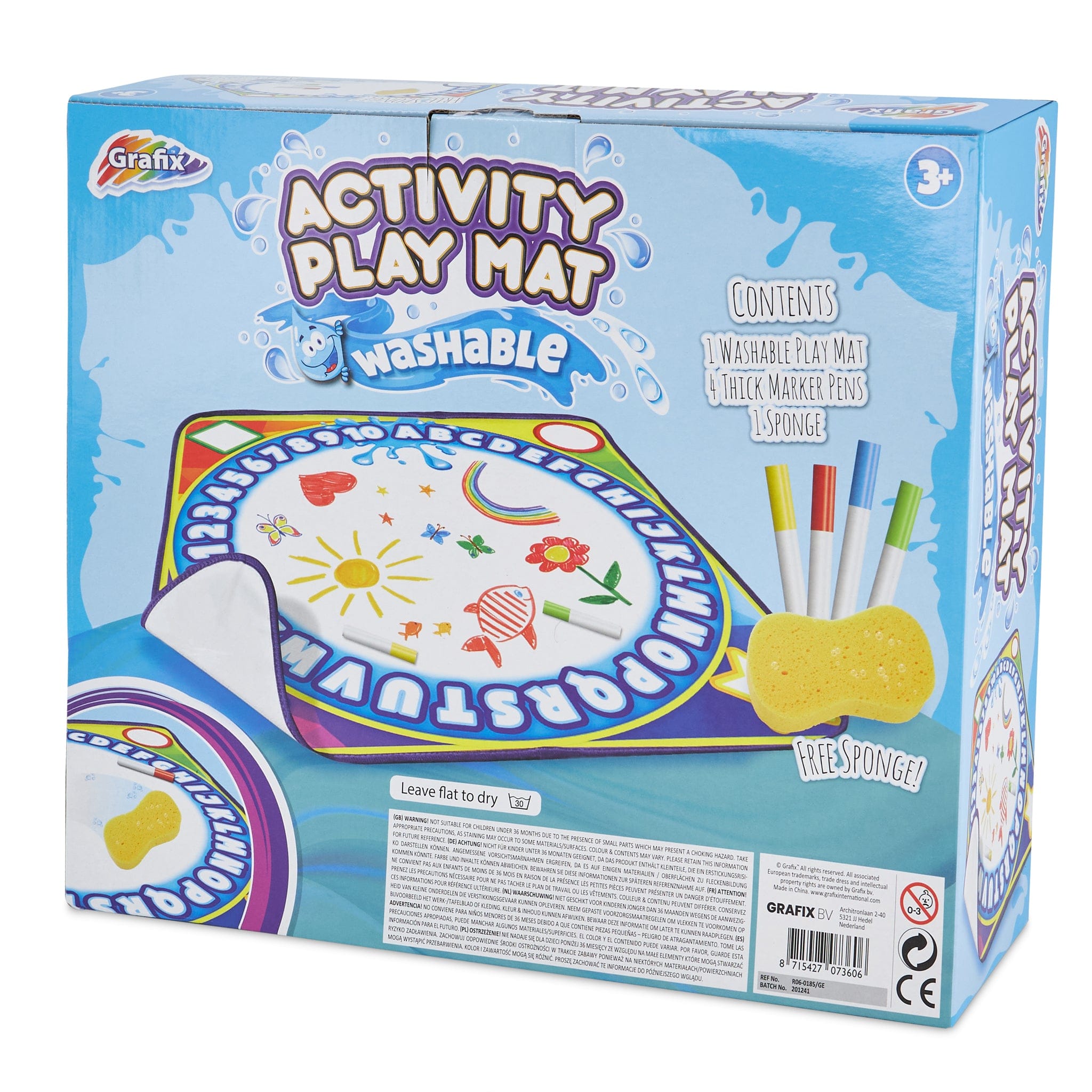 Washable Doodle Play Mat - 30cm 8715427073606 only5pounds-com