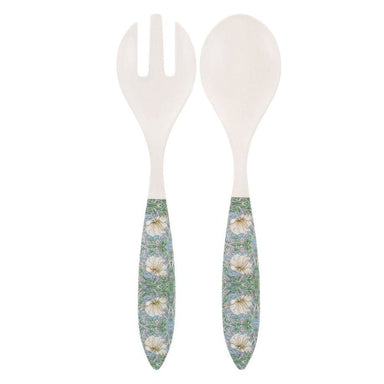 William Morris Pimpernel Bamboo Salad Server Set 5010792871073 only5pounds-com