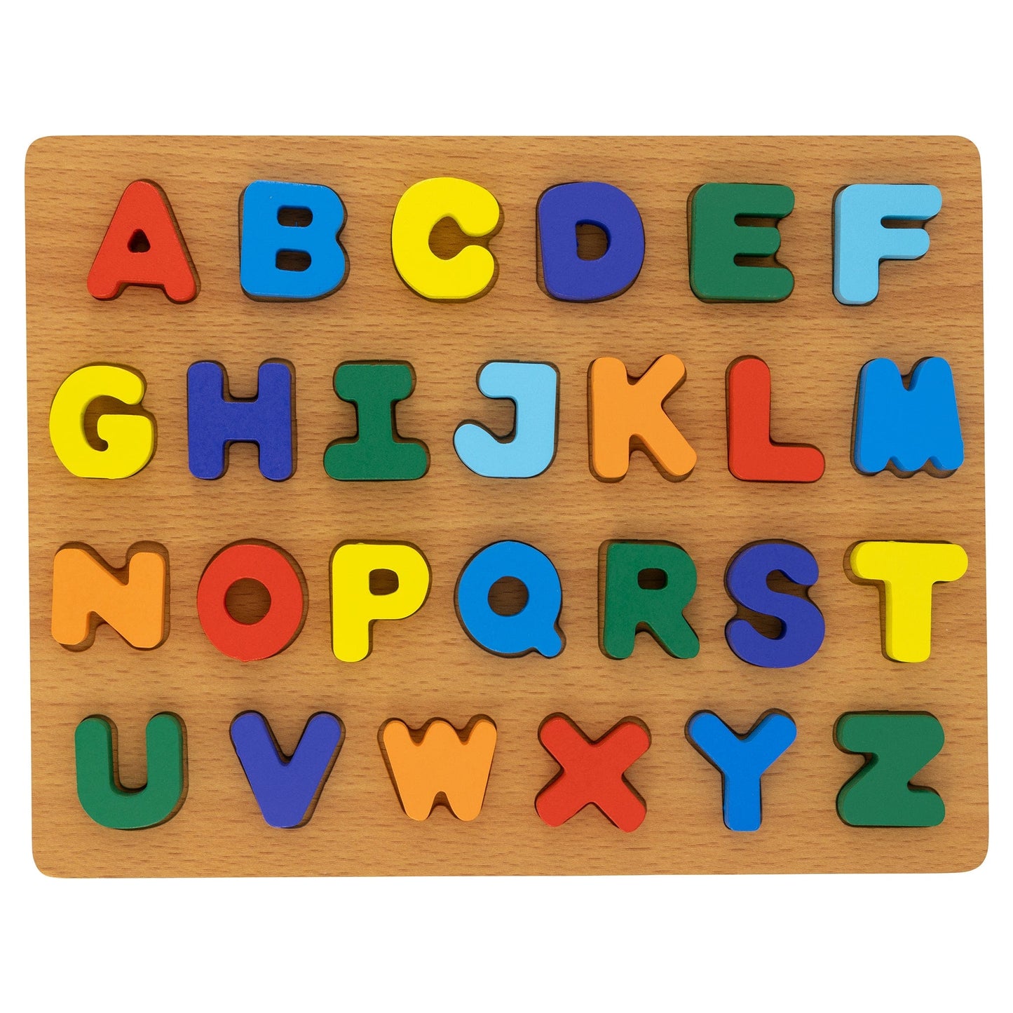 Wooden Chunky Letter Alphabet Set - 30 x 22.5 x 2cm 5060269266093 Bargainia