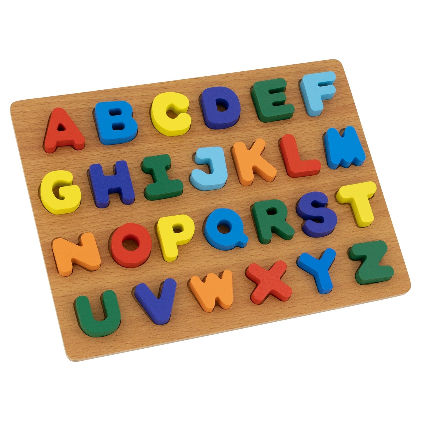 Wooden Chunky Letter Alphabet Set - 30 x 22.5 x 2cm 5060269266093 Bargainia