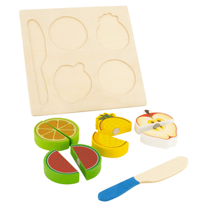 Wooden Cutting Fruits Toy - 18 x 18cm 5060269266314 Bargainia