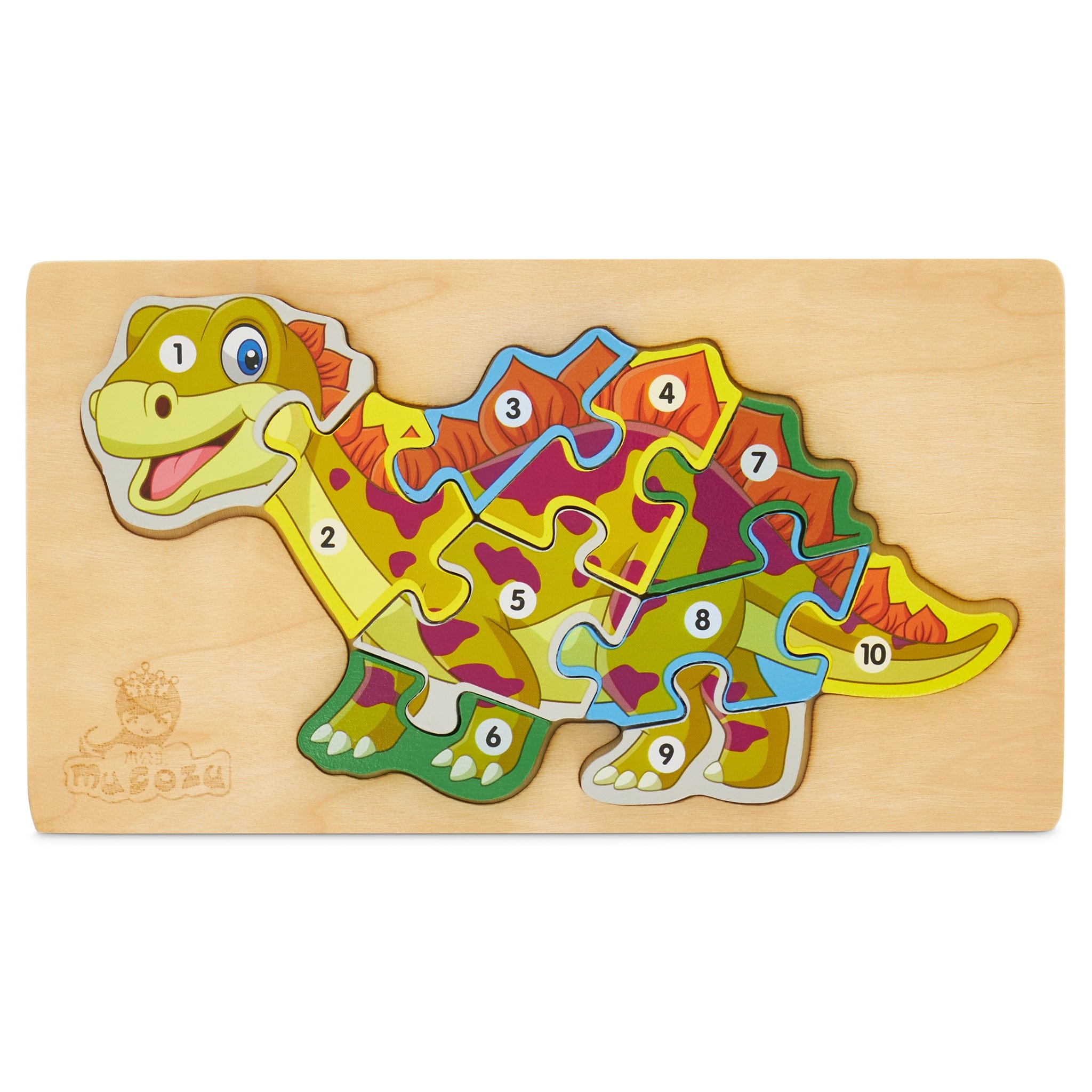 Wooden Dinosaur Maths Jigsaw Puzzle 5060269266536 Bargainia