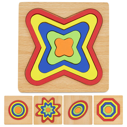 Wooden Mini Square Puzzle 5060269266444 Bargainia