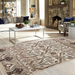 Beige Geometric Rug | Rug Masters | Free UK Delivery