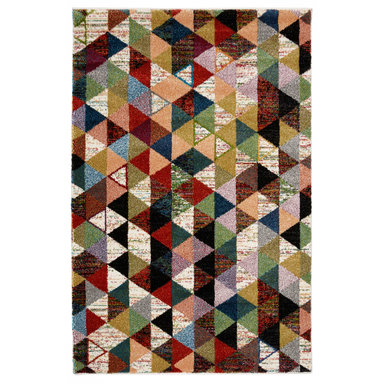 Multicoloured Geometric Rug | Rug Masters | Free UK Delivery