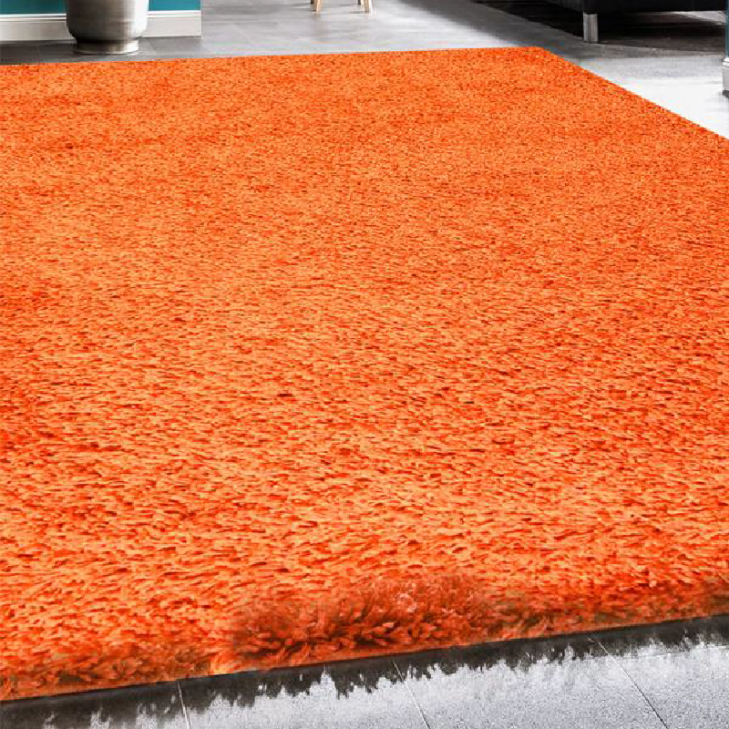 Orange Shaggy Rug | Rug Masters | Free UK Delivery