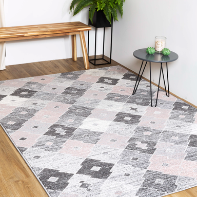 Silver Vintage Rug | Rug Masters | Free UK Delivery