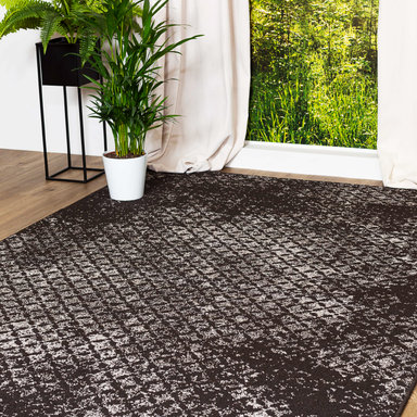 Brown Boxed Rug | Rug Masters | Various Sizes Available 