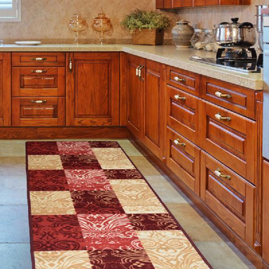 Red Kitchen Mat | Rug Masters | Free UK Delivery