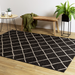 Black Sisal Rug | Rug Masters | Various Sizes Available 