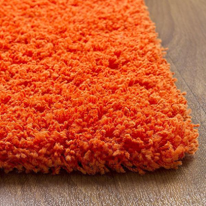 Orange Shaggy Rug | Rug Masters | Free UK Delivery