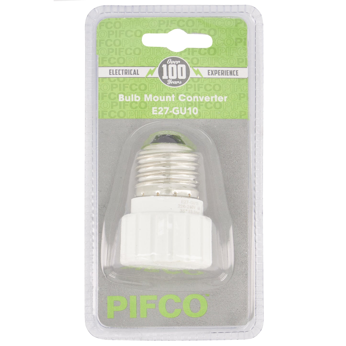 PIFCO Bulb Mount Converter E27 - GU10