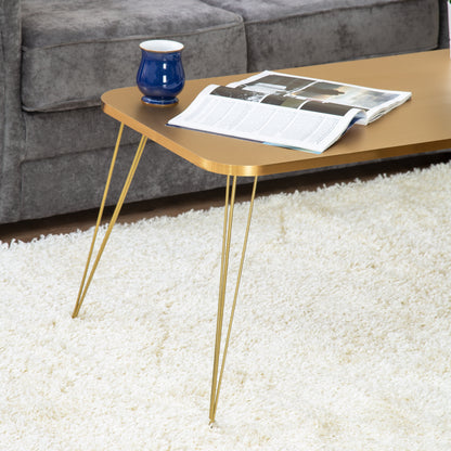 Tigris Rectangle Coffee Table - Gold