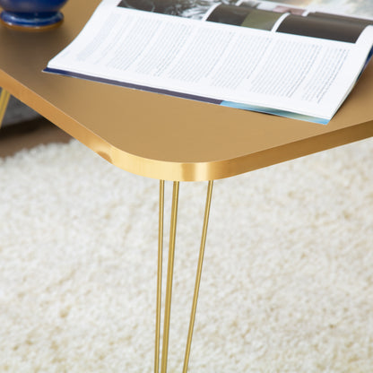 Tigris Rectangle Coffee Table - Gold