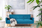 The 'Narvik' Click Clack Sofa Bed - Blue