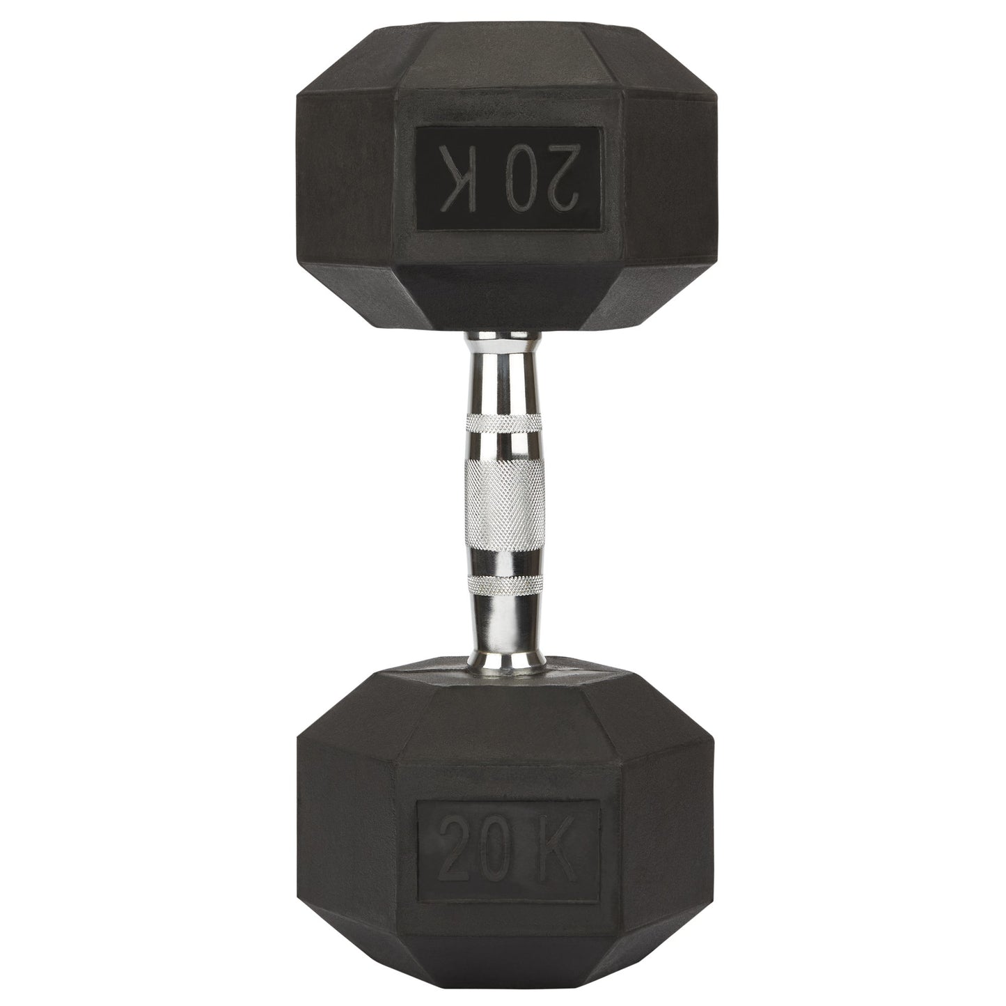 Rubber Hex Dumbbells - 2 x 20kg Bravich LTD.