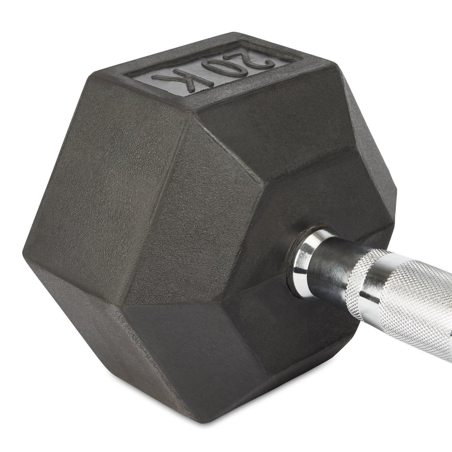 Rubber Hex Dumbbells - 2 x 20kg Bravich LTD.