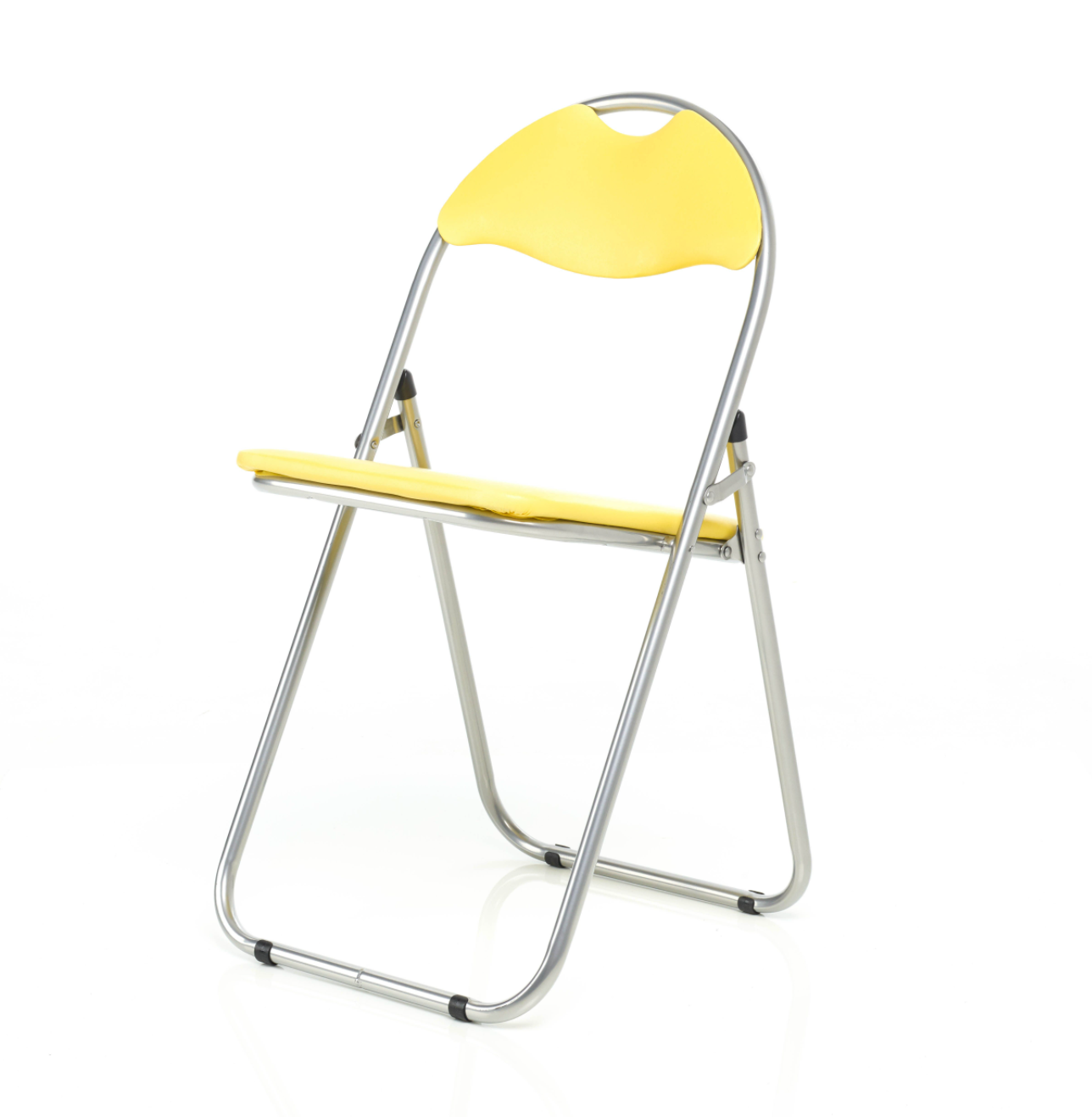 Folding Padded Office Chair - Yellow Bravich LTD.