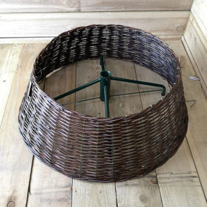 Brown Willow Christmas Tree Skirt - 70 x 28cm