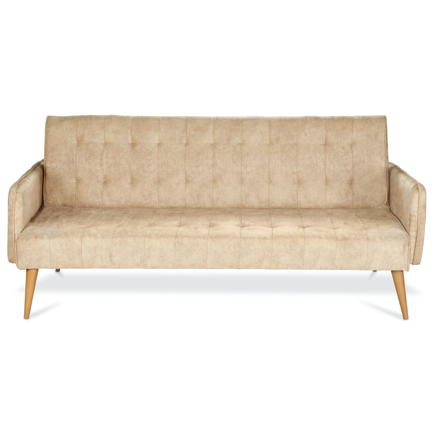 The 'Mario' 3 Seater Sofa Bed - Beige Bravich LTD.