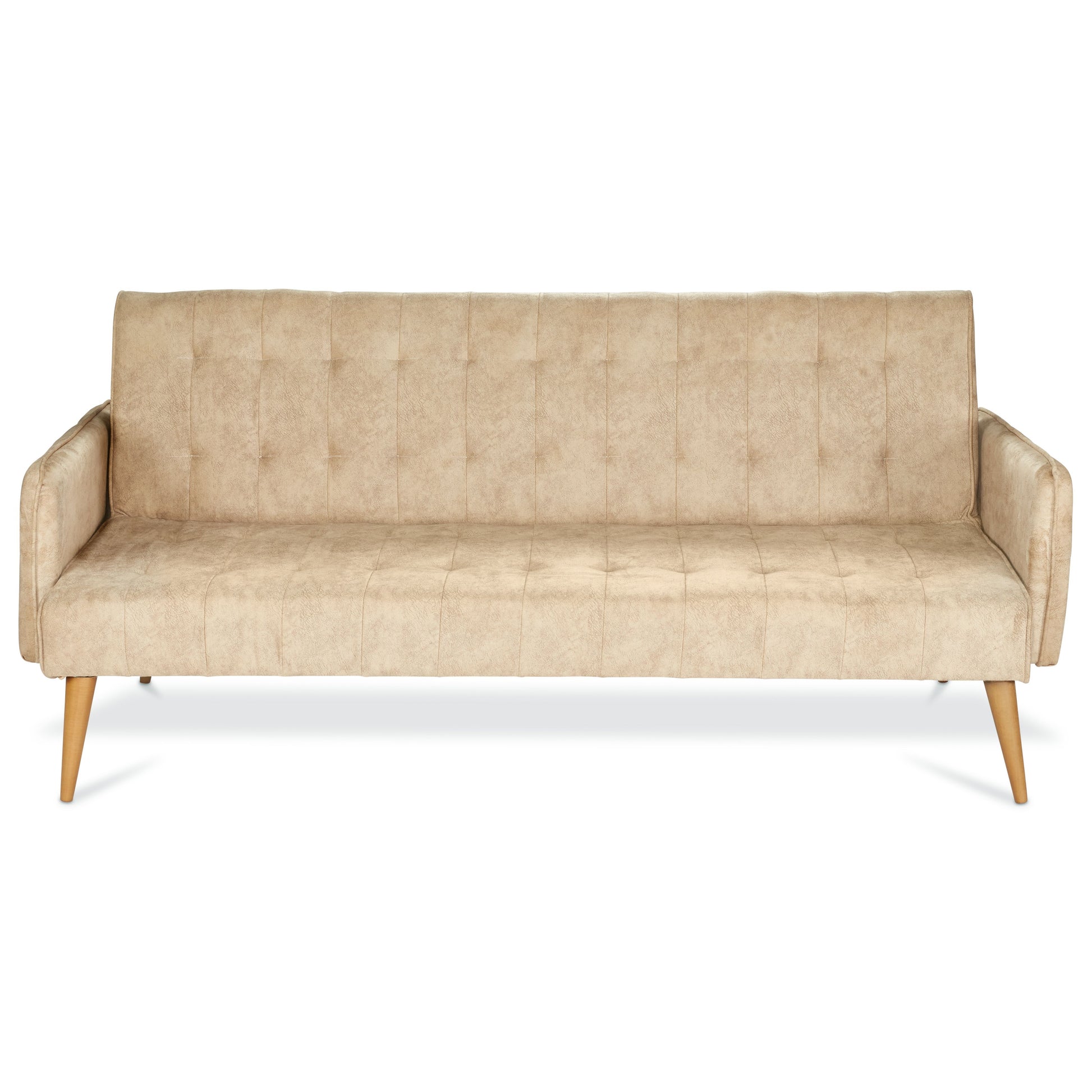 The 'Mario' 3 Seater Sofa Bed - Beige Bravich LTD.