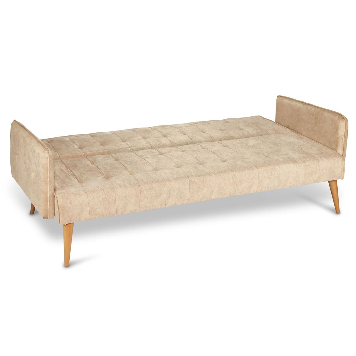 The 'Mario' 3 Seater Sofa Bed - Beige Bravich LTD.